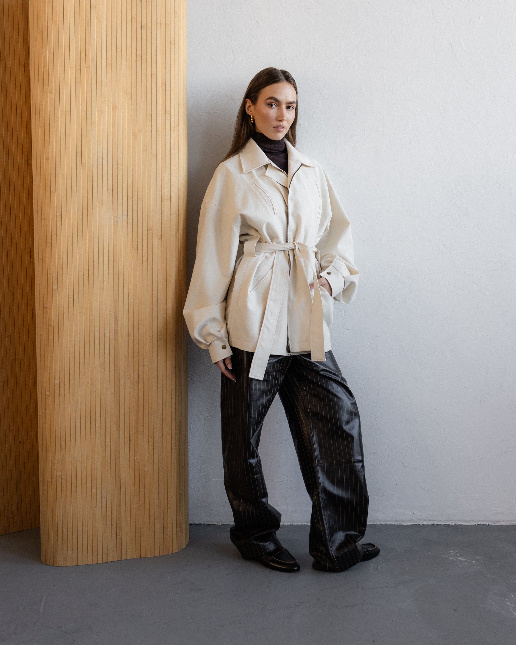 Kurtka bawełniana śmietanka