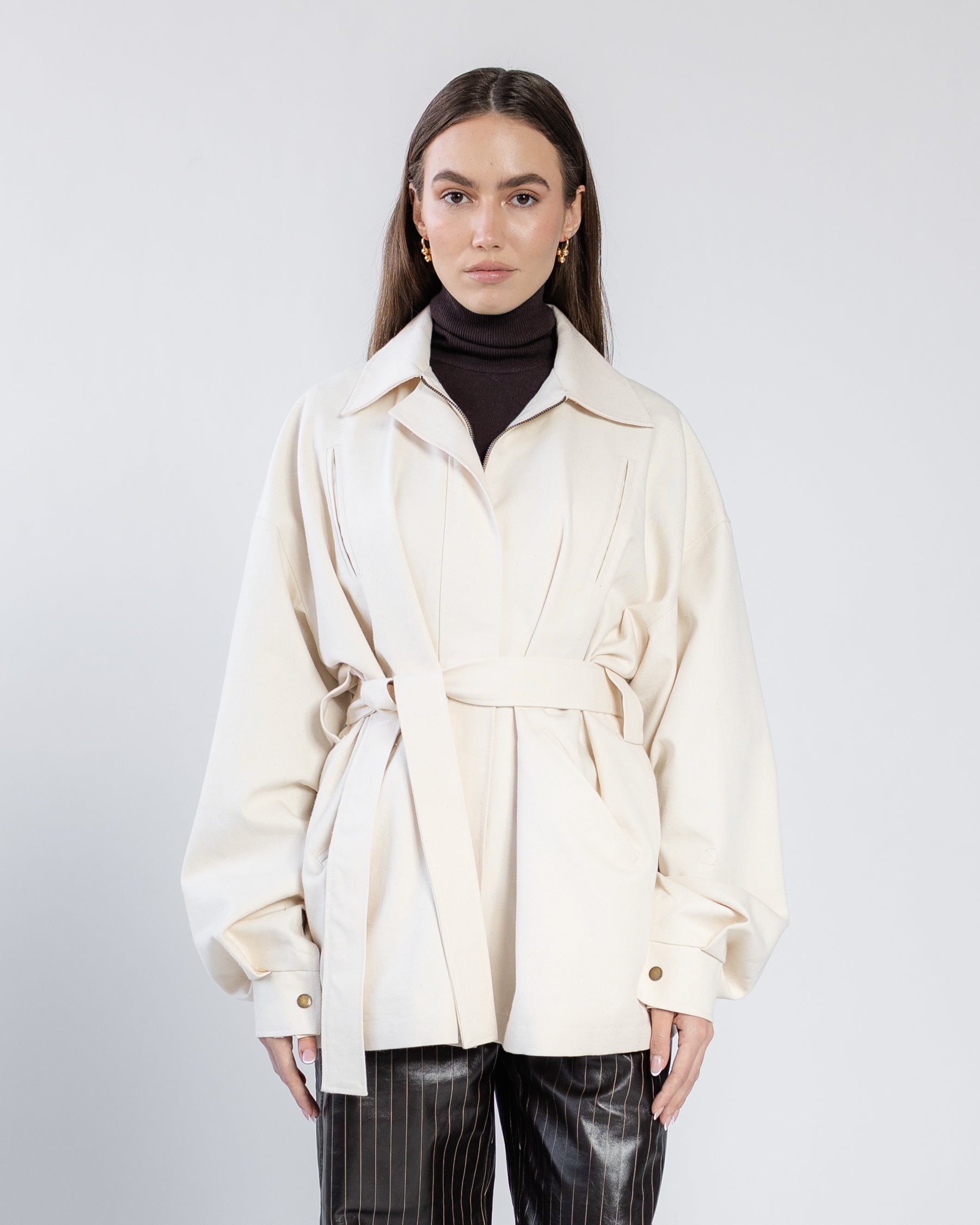 Kurtka bawełniana śmietanka