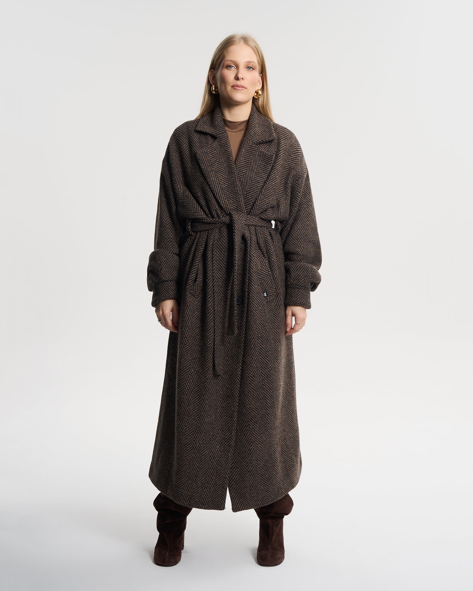 Oversize duża jodła brąz