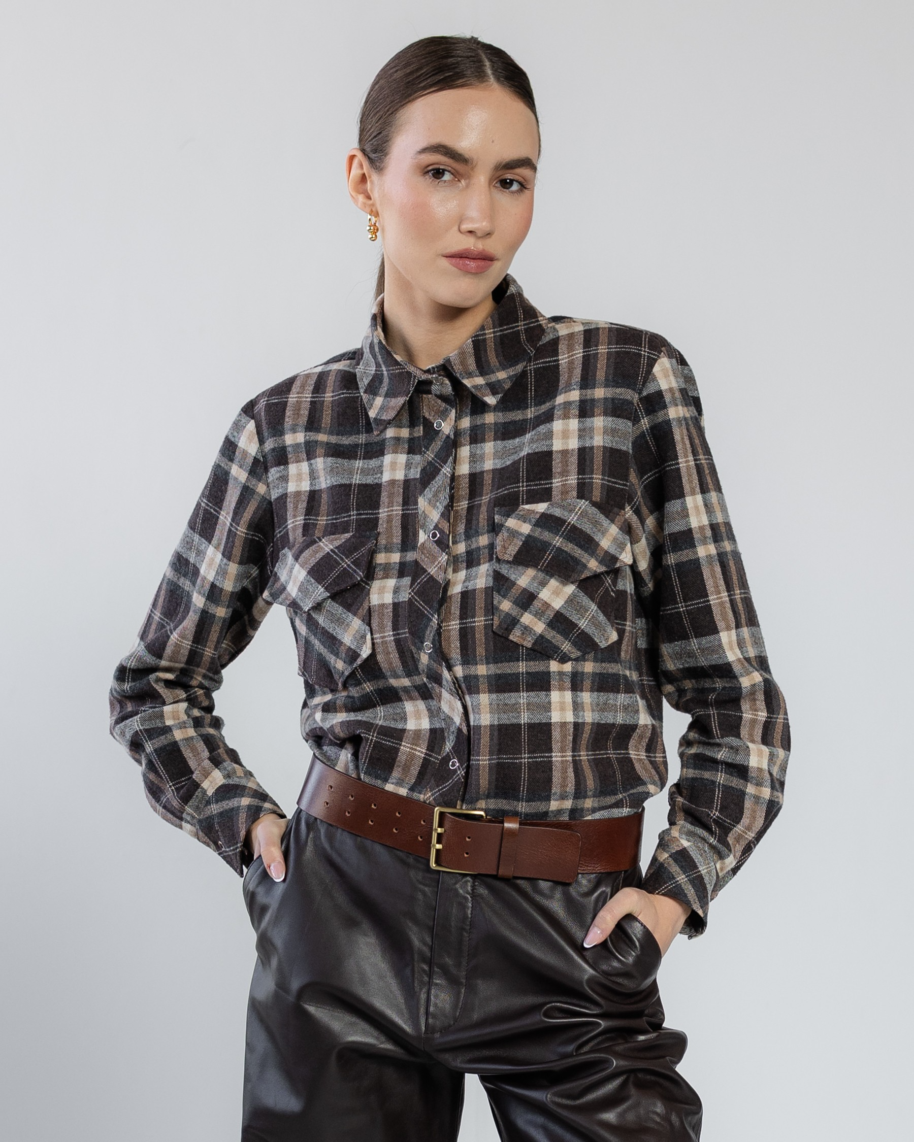 Koszula/katanka w kratę